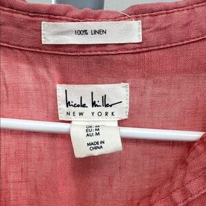 Nicole miller 100% Linen